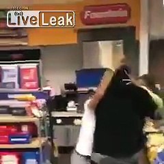 Man fights woman .Then she tries to get other people after him