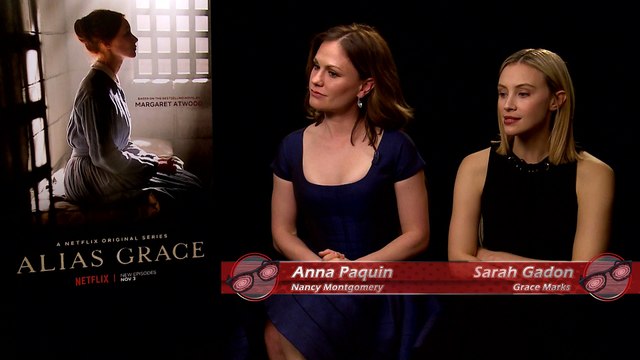 Alias Grace - Anna Paquin and Sarah Gadon Interview Part II