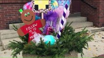 Grinch Steals Gingerbread Man Holiday Decoration in Small Michigan Town
