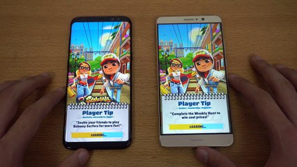 Samsung Galaxy S8 Plus vs Huawei Mate 9 - Speed Test! (4K)-UrnPArfb7r8