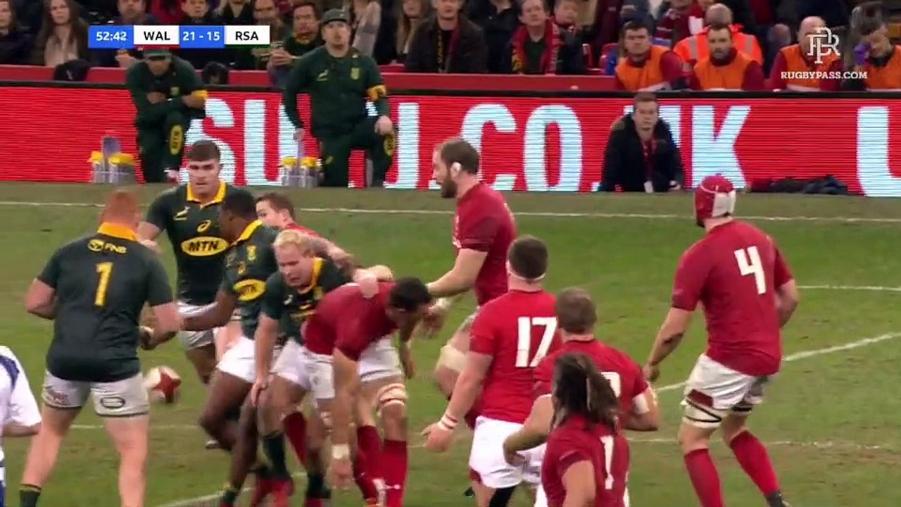 Wales v South Africa - 2nd half - Autumn Internationals 2017