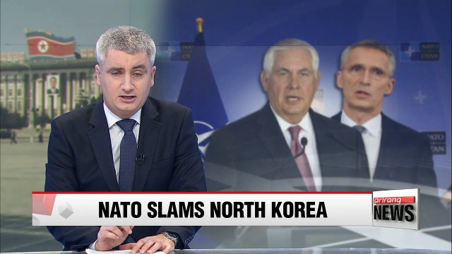 NATO chief says maximum pressure needed to achieve peaceful Korean peninsula
