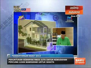 Pembentangan Bajet 2013 (part 5)