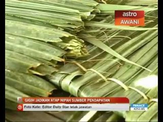 Atap nipah masih mendapat sambutan