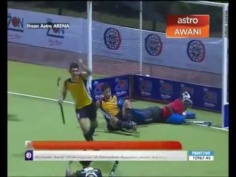 Hoki Piala Sultan Johor 2012: Malaysia ikat India 3-3
