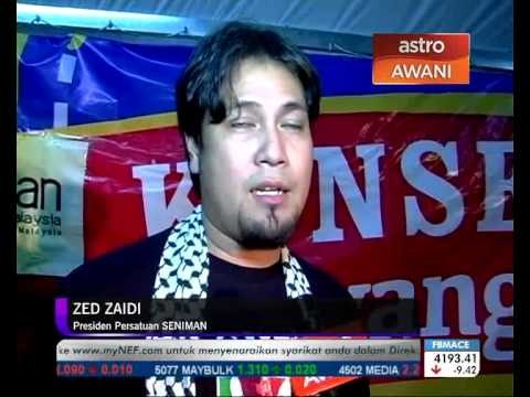 Seniman anjur konsert amal bantu Gaza