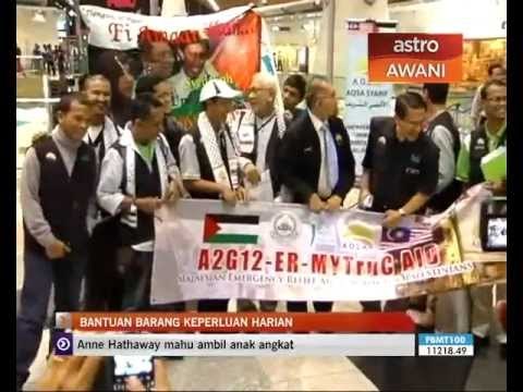 Bantuan Aqsa Syariff membawa keperluan harian