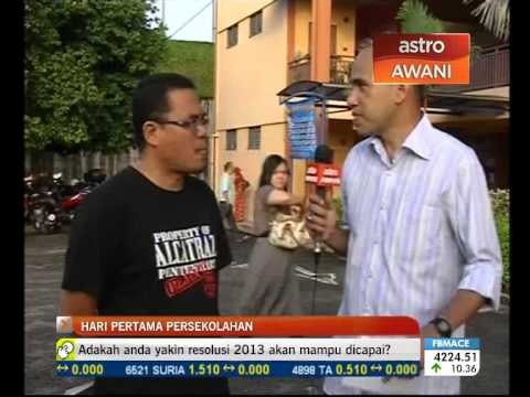 Hari pertama persekolahan bermula