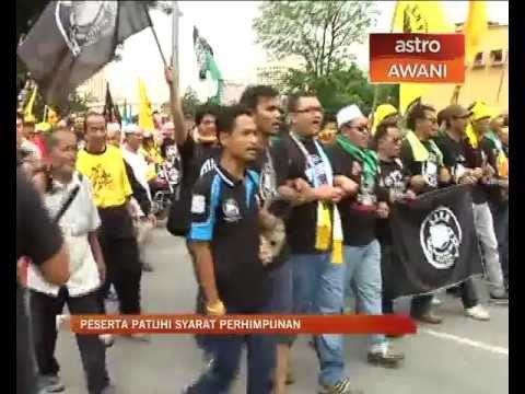 Peserta patuhi syarat perhimpunan