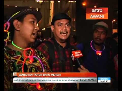 Sambutan tahun baru 2013 di Kuala Lumpur meriah