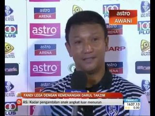 Fandi lega Johor Darul Takzim berjaya tundukkan Perak