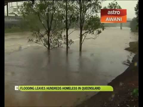 Flooding leaves hundreds homeless in Queensland