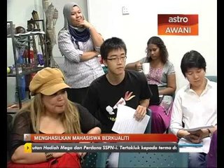 Menghasilkan mahasiswa berkualiti dan berani