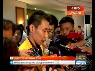 Kingston Lee bawa tuah pada Chong Wei