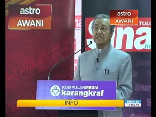 Descargar video: Bicara Tun Dr Mahathir Mohamad 'Masa Depan Melayu dan Islam selepas PRU-13'