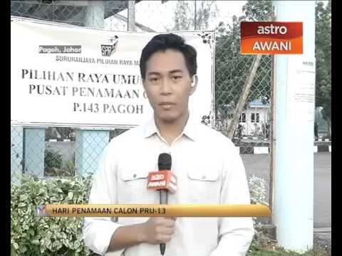 Laporan terkini PRU-13: Pagoh, Johor
