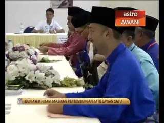 Satu lawan satu di DUN Ayer Hitam