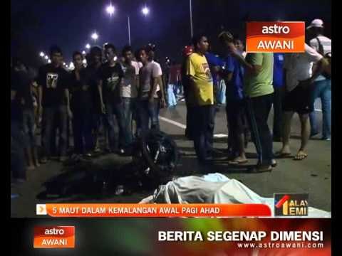 5 maut dalam kemalangan awal pagi Ahad