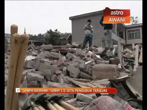 Gempa Sichuan: Lebih 1.5 juta penduduk terjejas