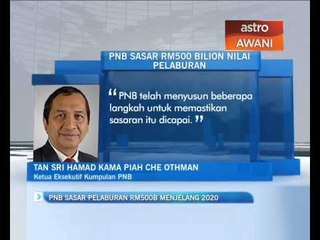 PNB sasar pelaburan RM500B menjelang 2020
