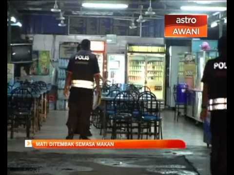 Pemandu teksi maut ditembak semasa makan