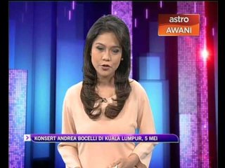 Konsert Andrea Bocelli di KL, 5 Mei