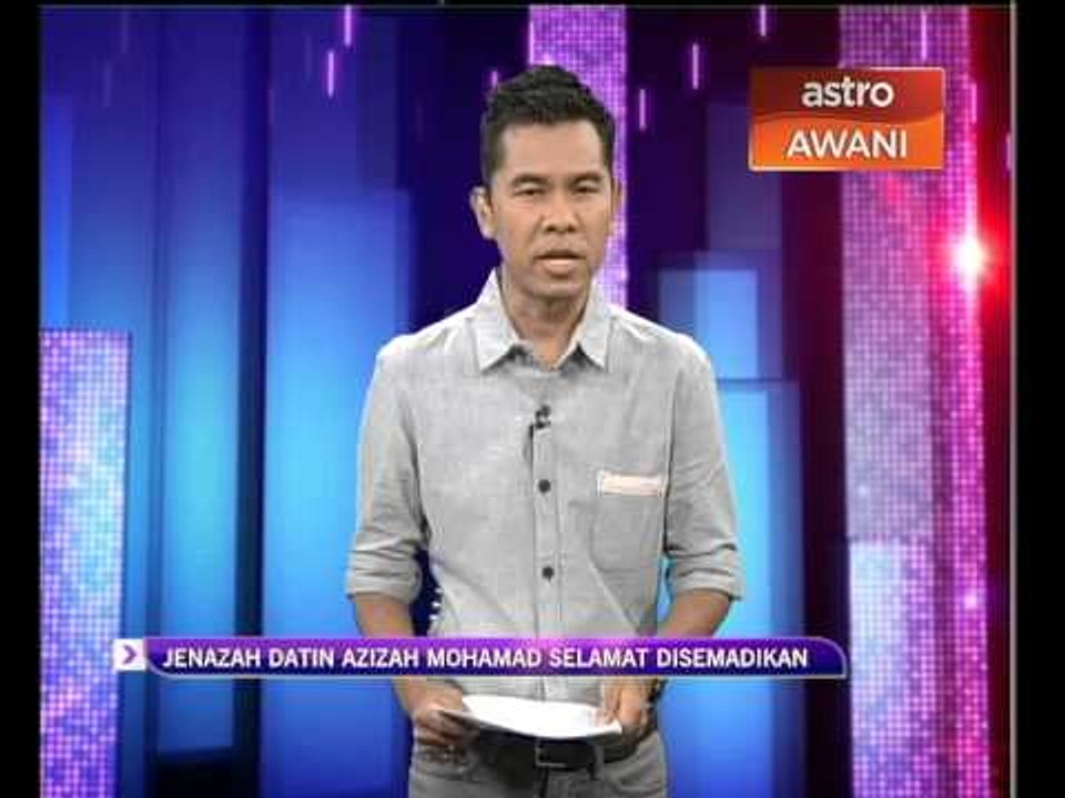 Jenazah Datin Azizah Mohamad selamat disemadikan