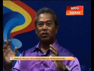 Rakyat boleh nilai kesepakatan pembangkang