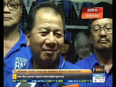 Perang habis-habisan rampas kerusi Beaufort