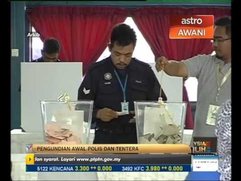 Pengundian awal polis dan tentera di Kelantan