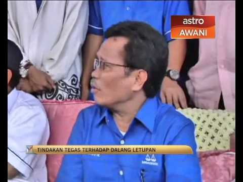 Tindakan tegas terhadap dalang letupan