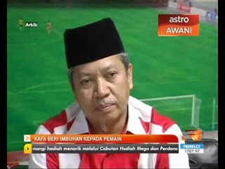 KAFA beri bonus kepada pemain