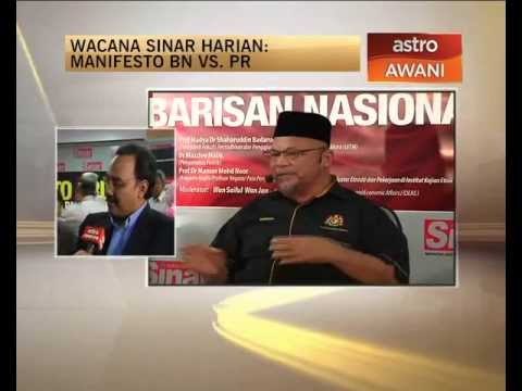 Wacana Manifesto BN VS. PR