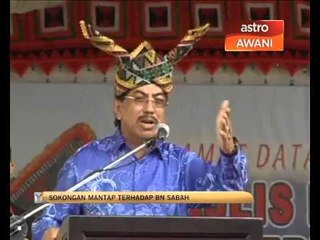 Sokongan mantap terhadap BN Sabah