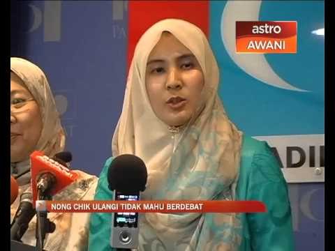 Nong Chik ulangi tidak mahu berdebat dengan Nurul Izzah