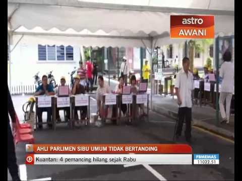Ahli Parlimen Sibu umum tidak bertanding