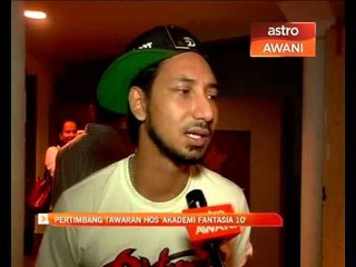 Zizan pertimbang tawaran hos AF10