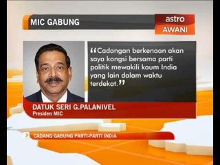 Cadang gabung parti - parti India