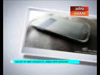 Galaxy S4 Mini dikesan dilaman web Samsung