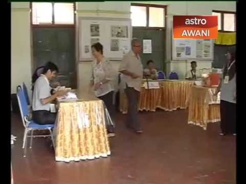 Proses pengundian seluruh negara berjalan lancar