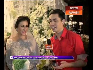 Fouziah selamat jadi tunangan Zhafran