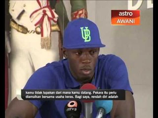 Bolt mahu atlet ada sifat rendah diri