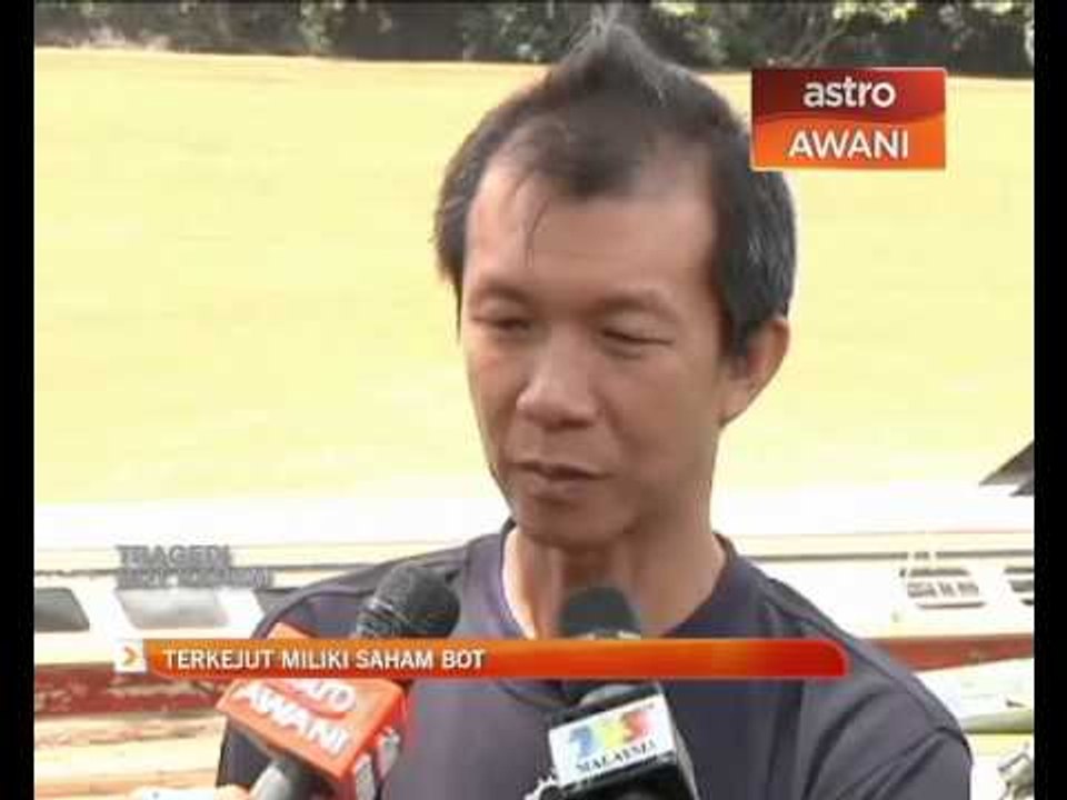 Terkejut miliki saham bot