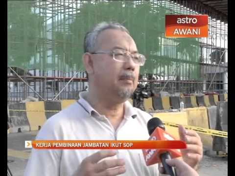Kerja pembinaan jambatan ikut SOP