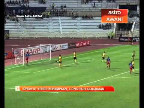 Johor DT tebus kehampaan, Lions raih kejuaraan