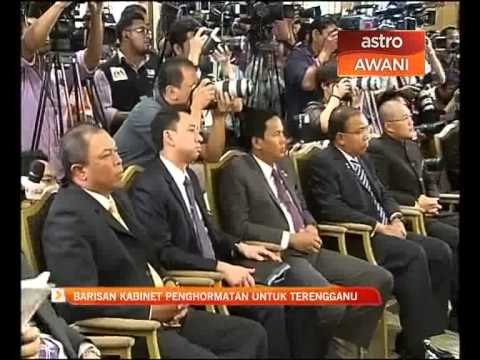 Barisan Kabinet penghormatan untuk Terengganu