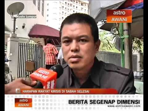 Harapan rakyat semoga krisis di Sabah selesai