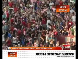 Penampilan David Villa bertukar kecoh