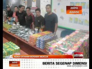 Nenek ditahan bersama mercun