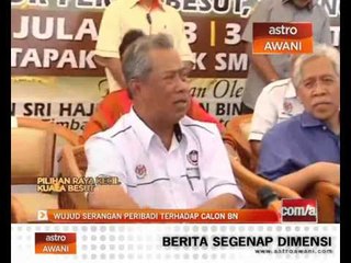 Wujud serangan peribadi pada calon BN